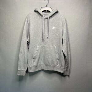 Nike Gray Hoodie Small Size Pullover With Front Pocket Casual
